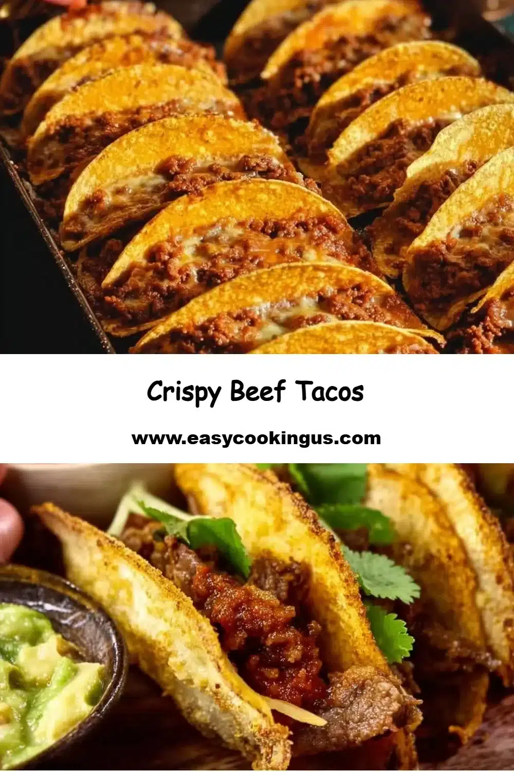 Plate of crispy beef tacos topped with fresh vegetables and salsa
