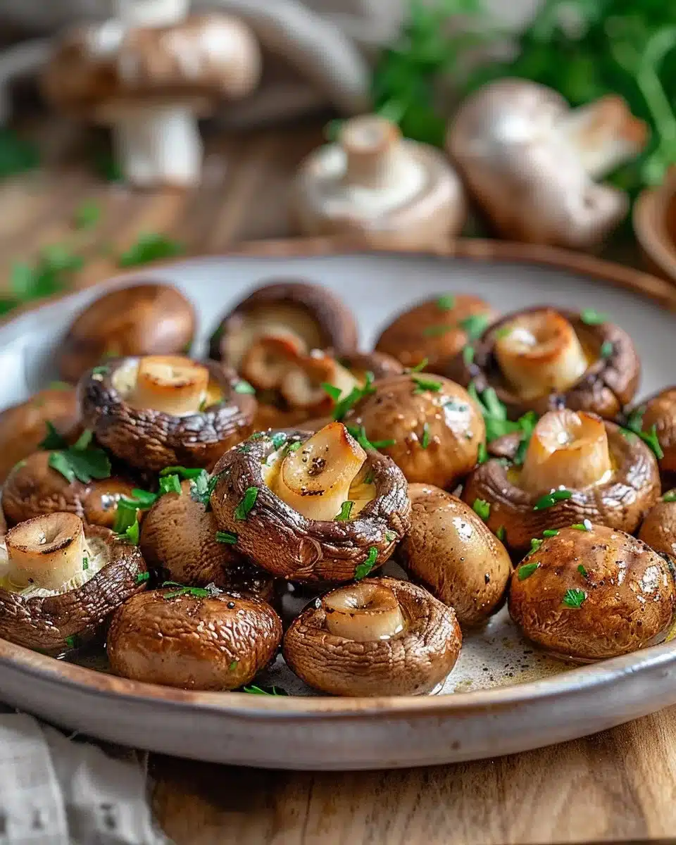 Air Fryer Mushrooms