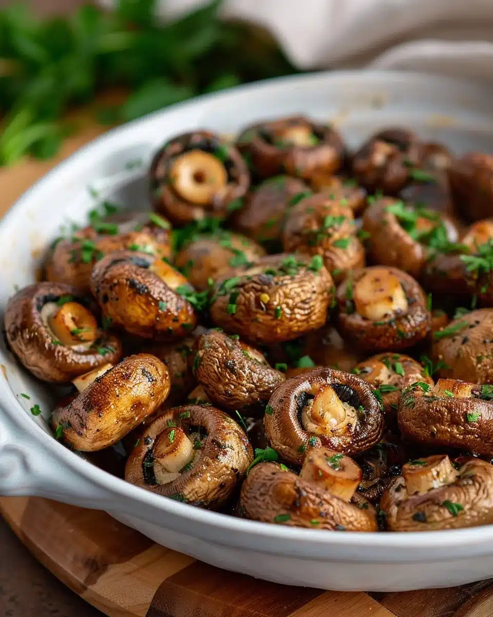 Air Fryer Mushrooms