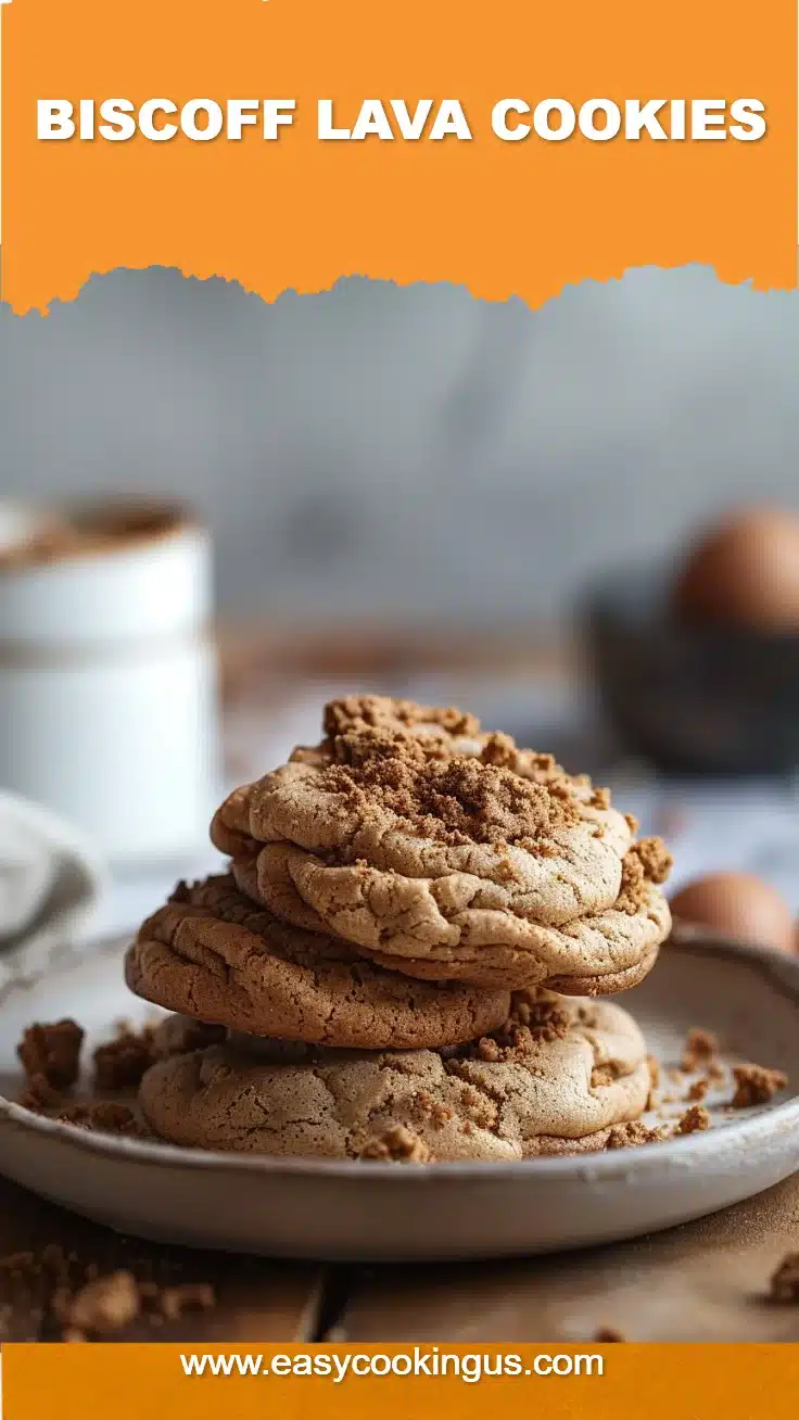 Biscoff Lava Cookies