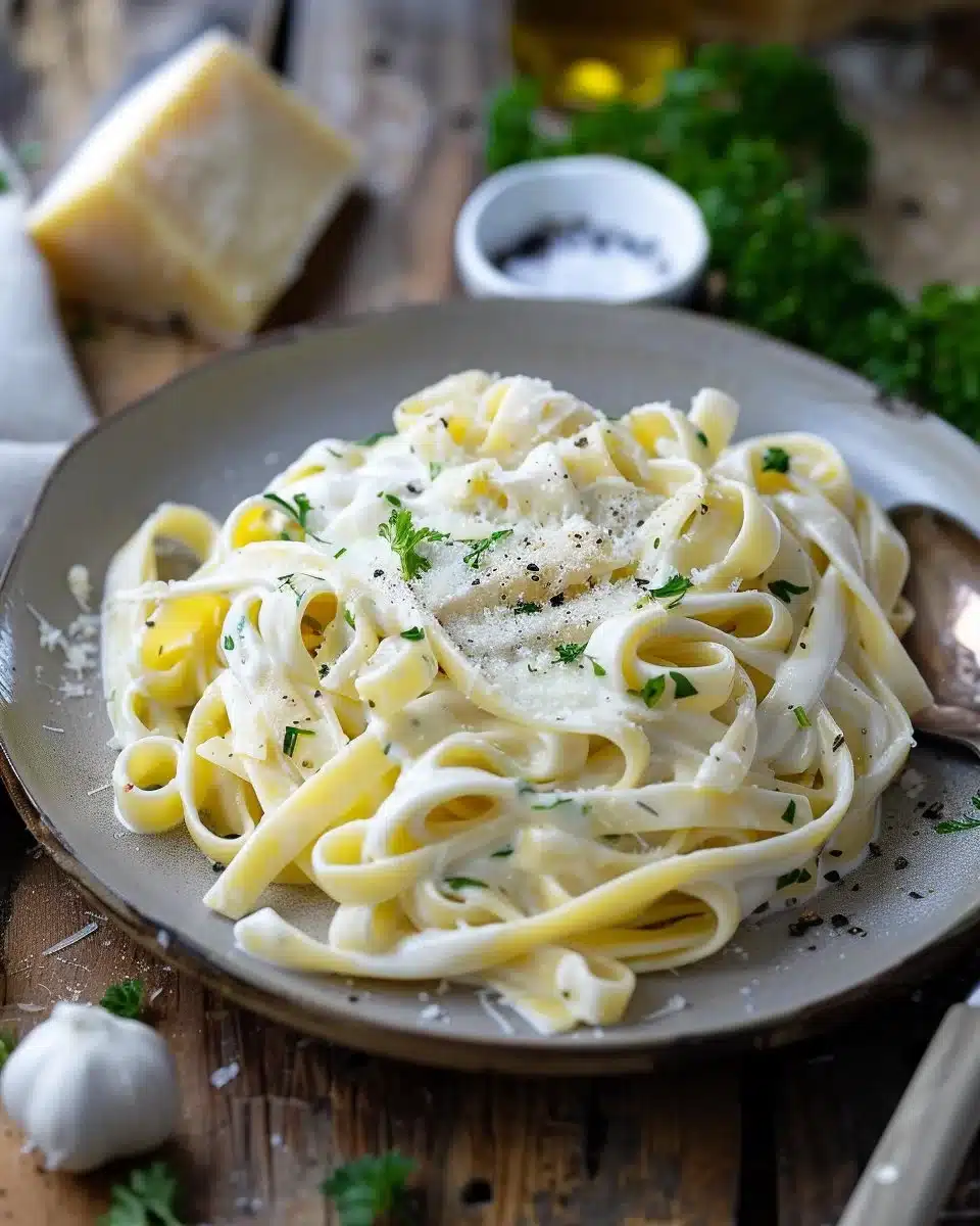 Cajun Alfredo sauce in a bowl ready for pasta dishes