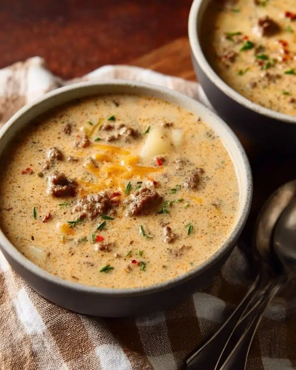 Cheeseburger Soup