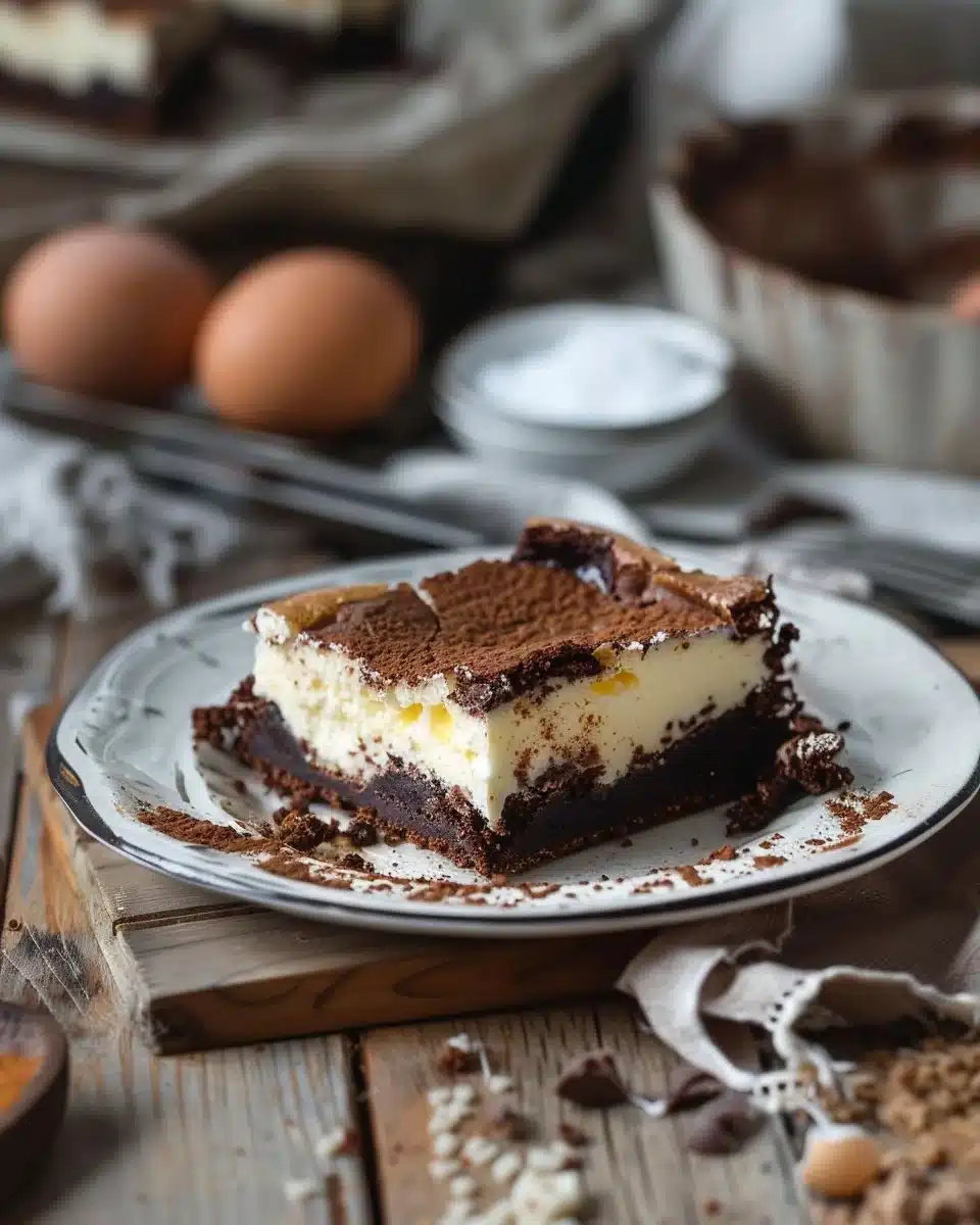 Delicious cheesecake brownies with creamy texture and chocolate swirl.