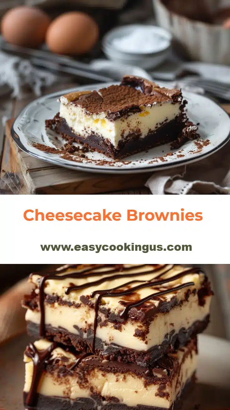 Cheesecake Brownies
