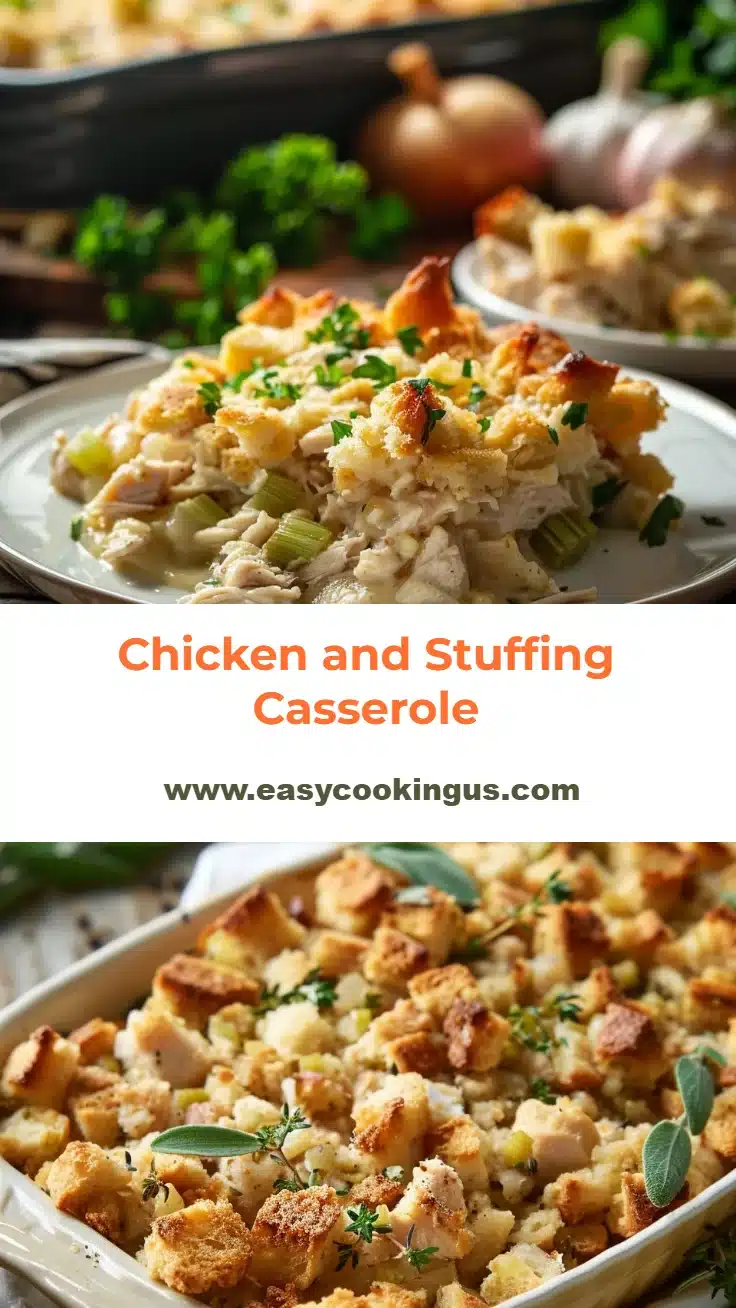 Chicken and Stuffing Casserole