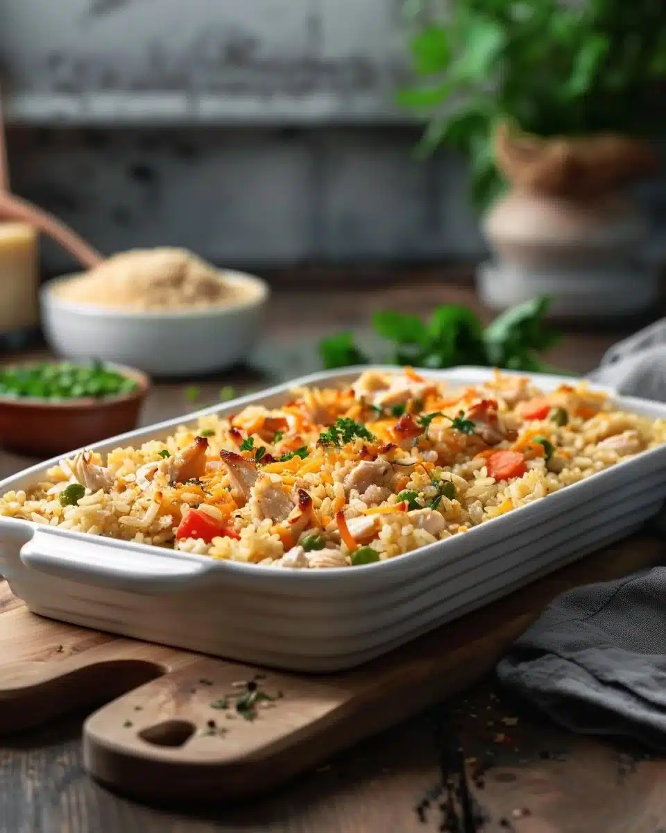 Creamy Chicken and Rice Casserole