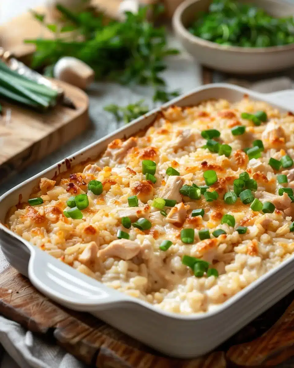 Creamy Chicken and Rice Casserole