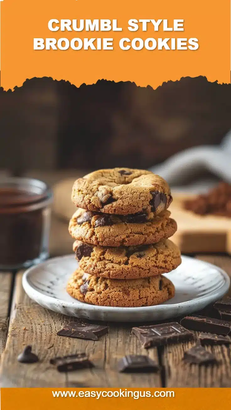 Crumbl Style Brookie Cookies