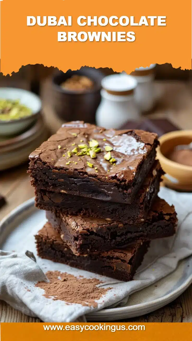 Dubai Chocolate Brownies