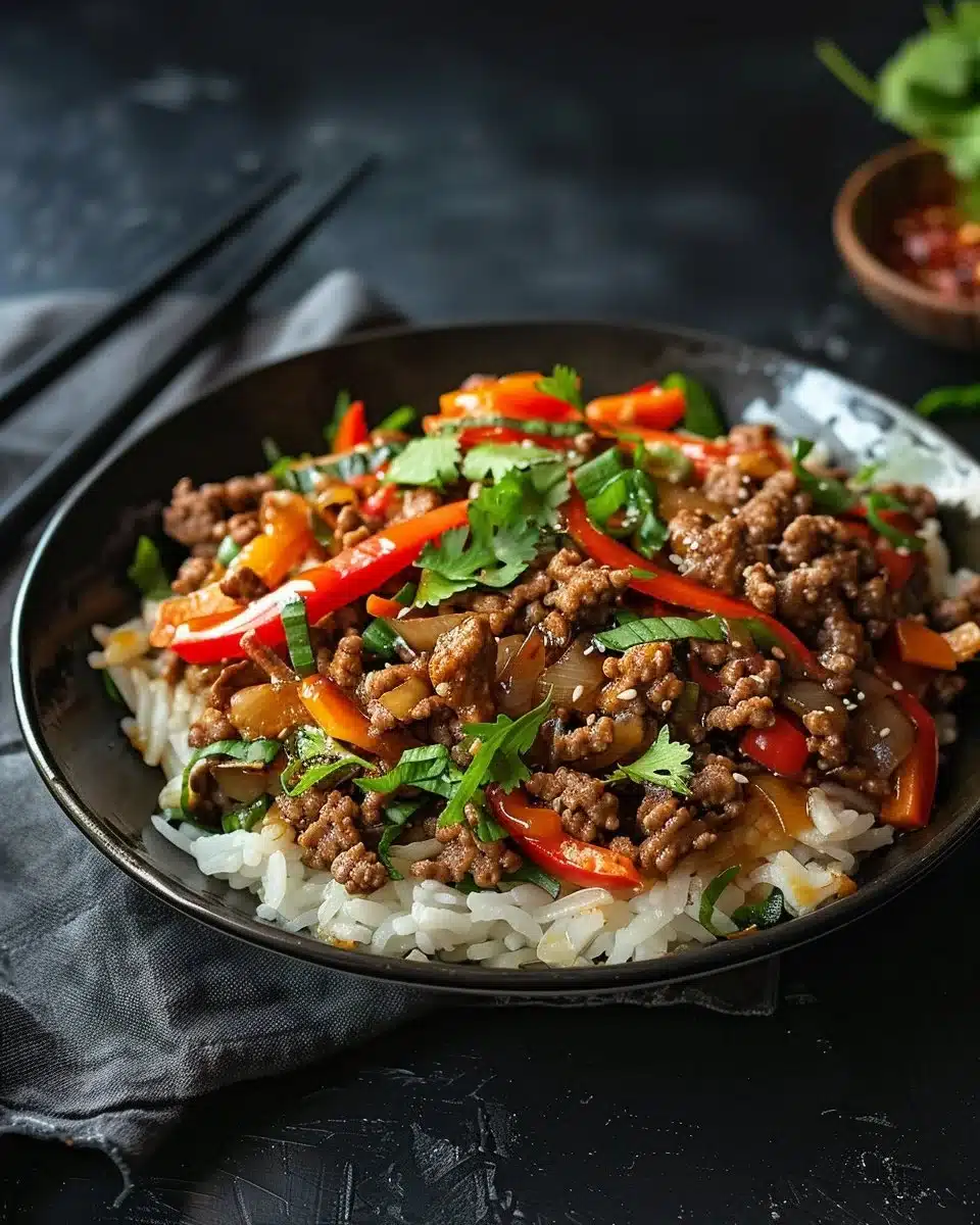 Easy Ground Beef Stir Fry
