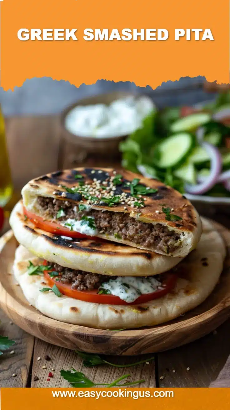Greek Smashed Pita