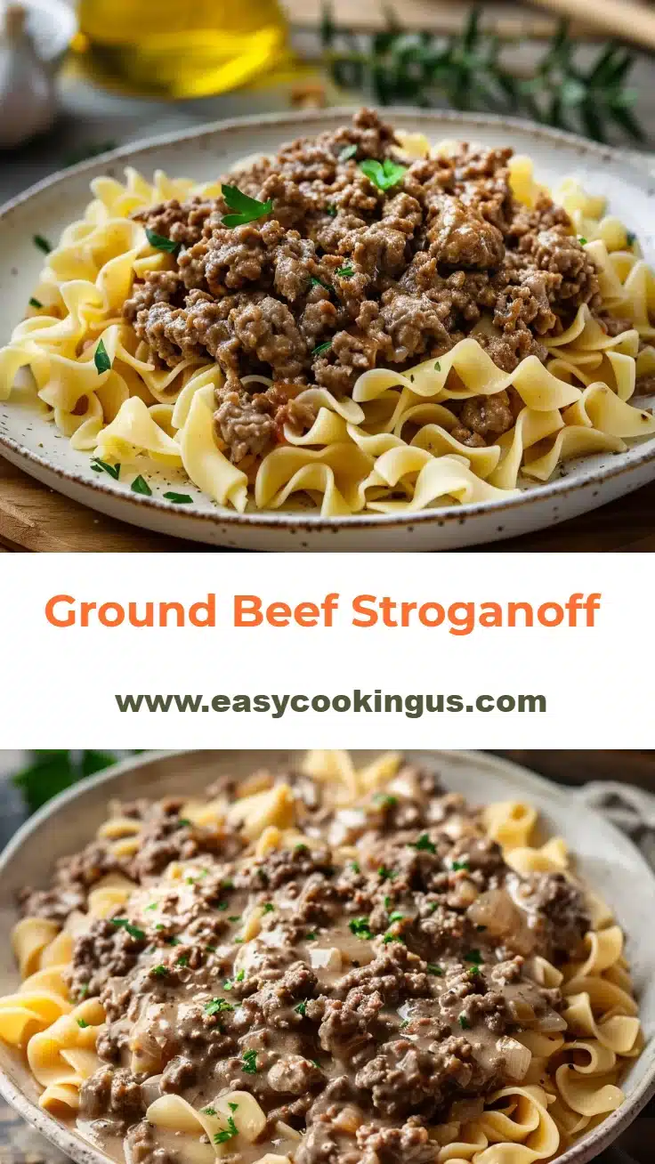 Ground Beef Stroganoff