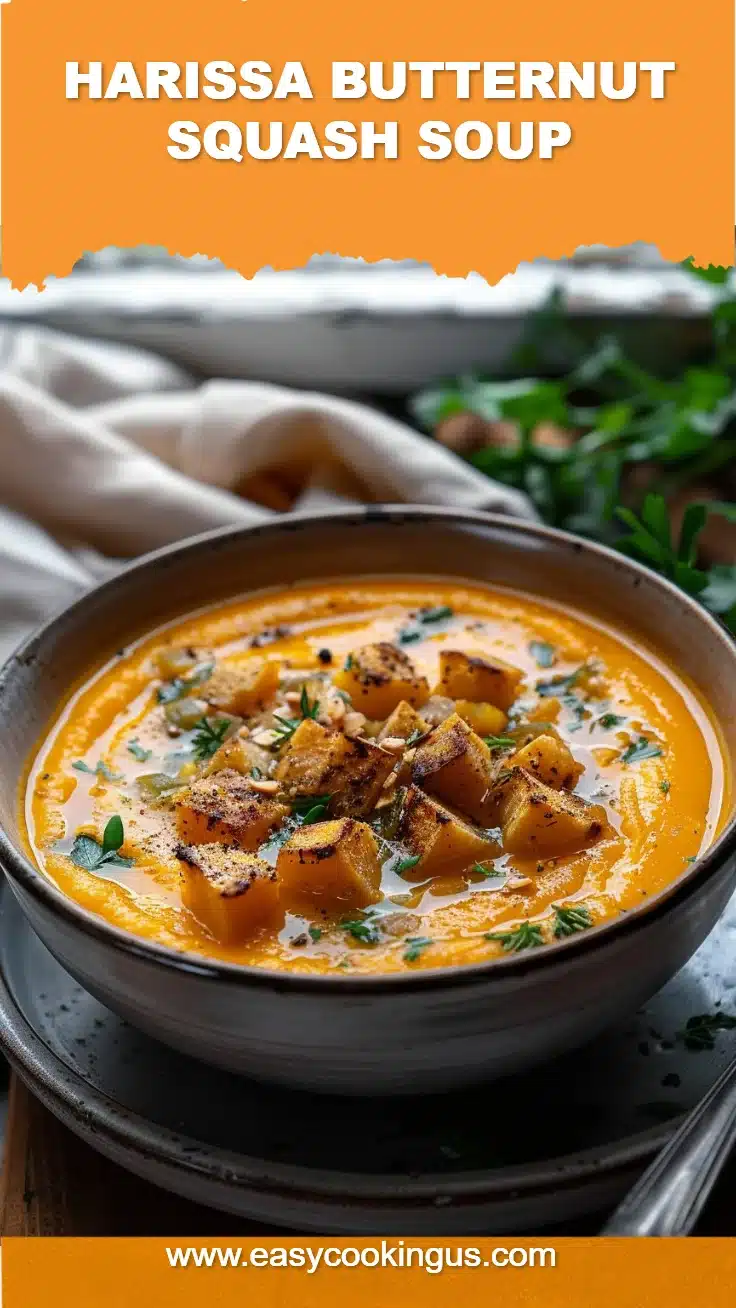 Harissa Butternut Squash Soup