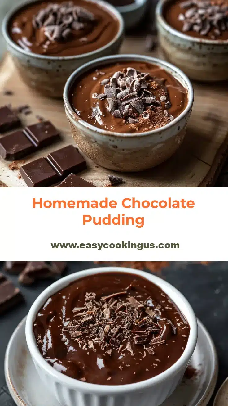 Homemade Chocolate Pudding