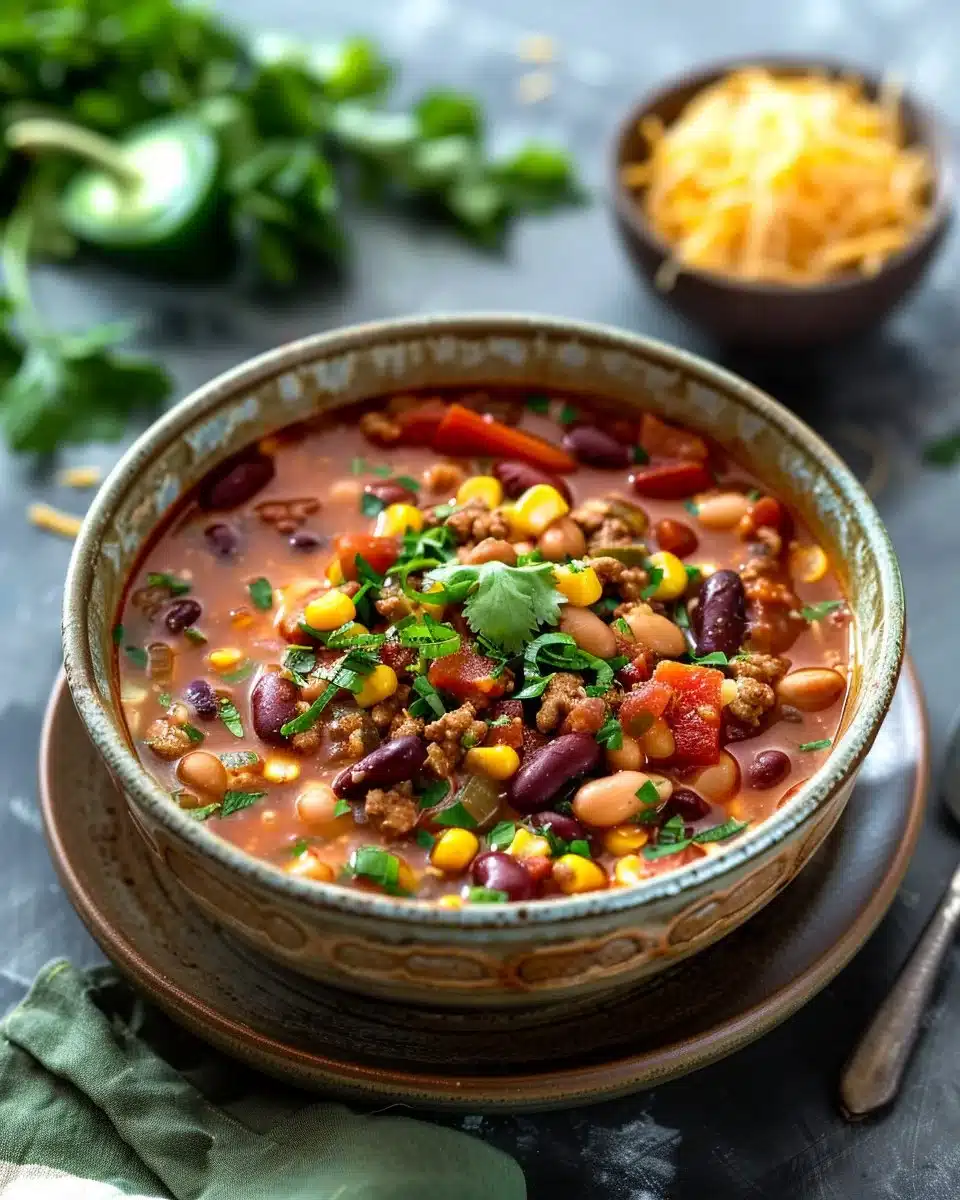 Instant Pot Bean and Corn Soup