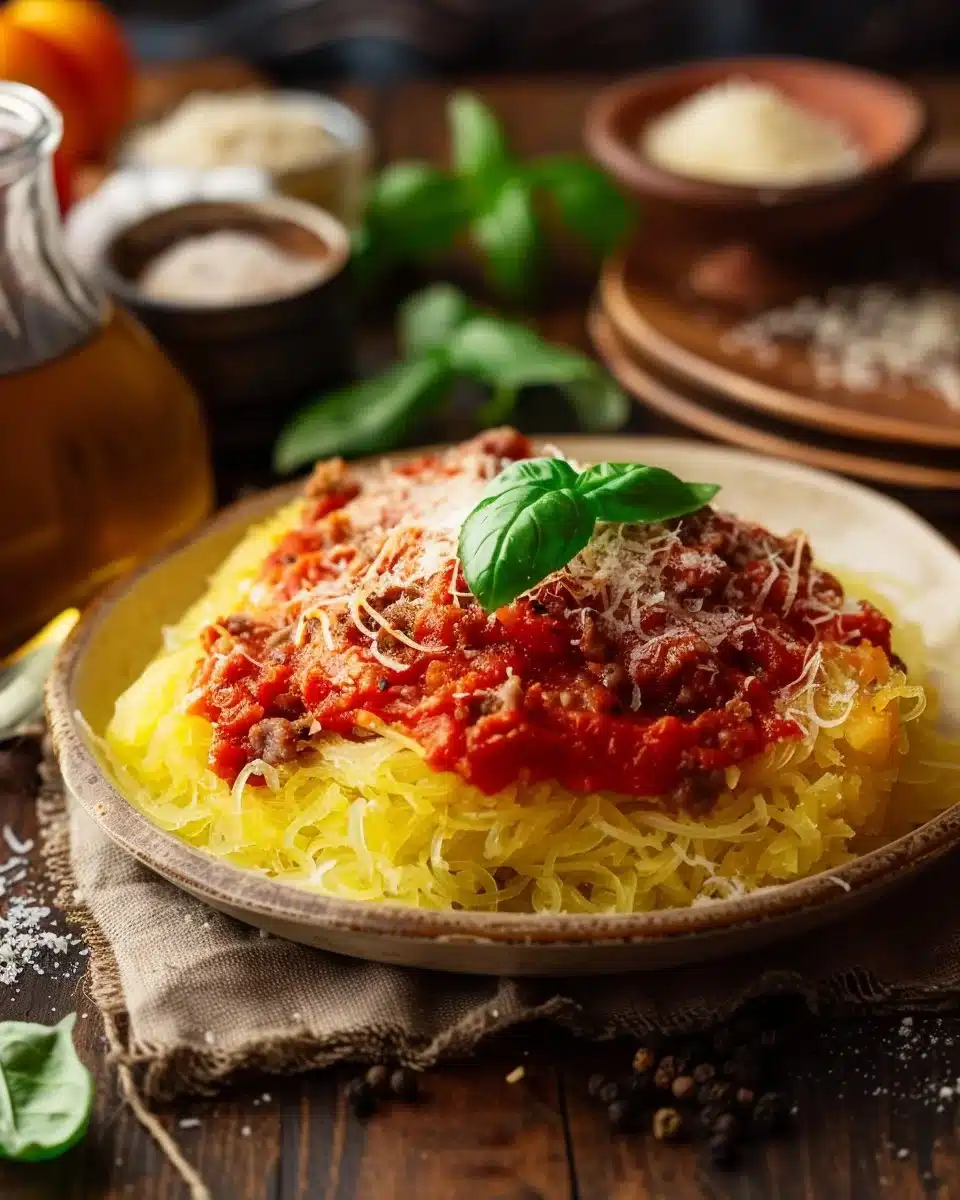 Italian Sausage Spaghetti Squash