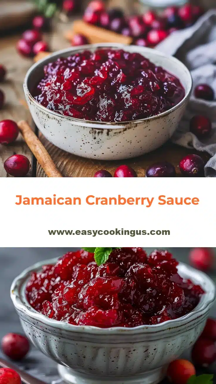 Jamaican Cranberry Sauce