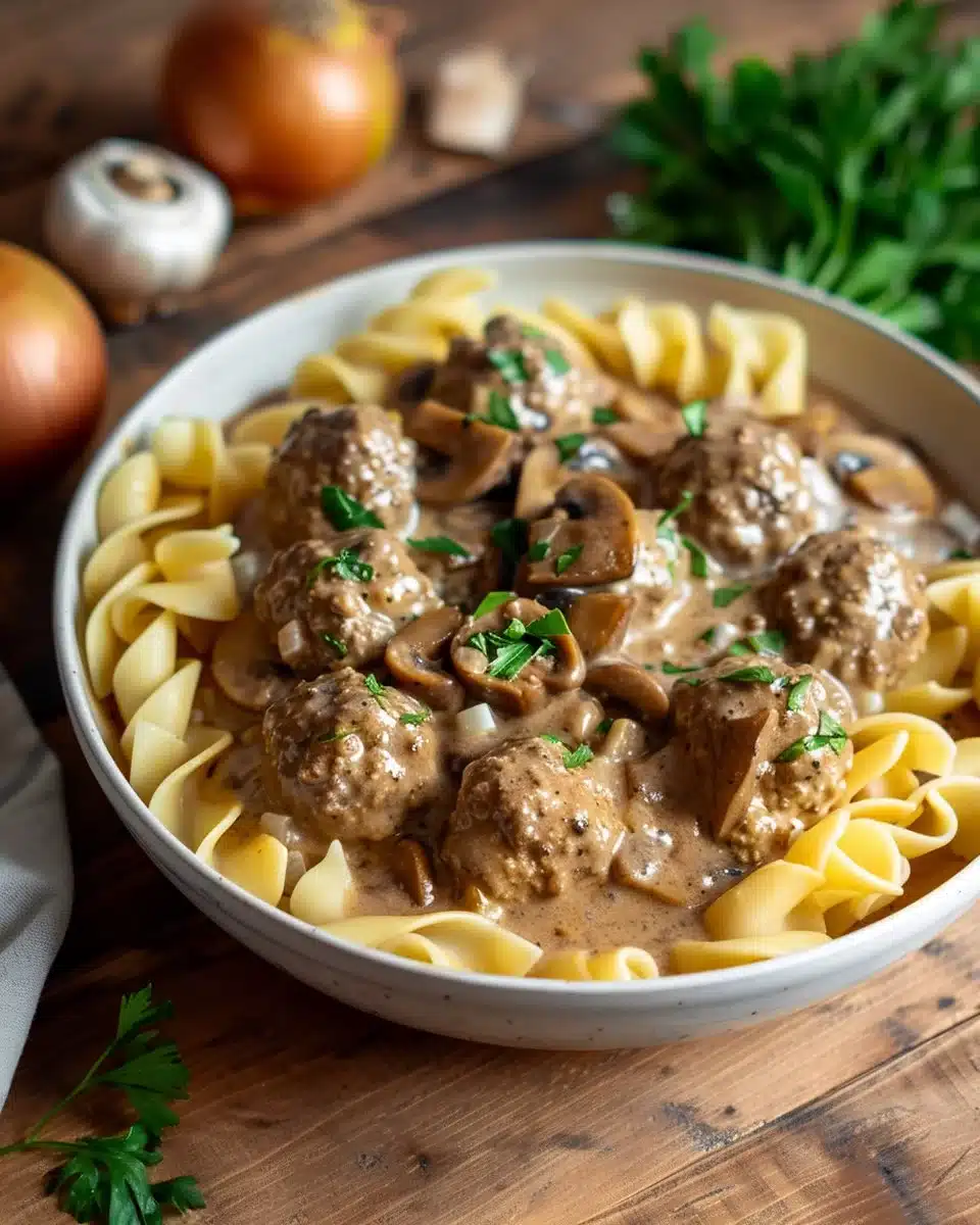 Meatball Stroganoff