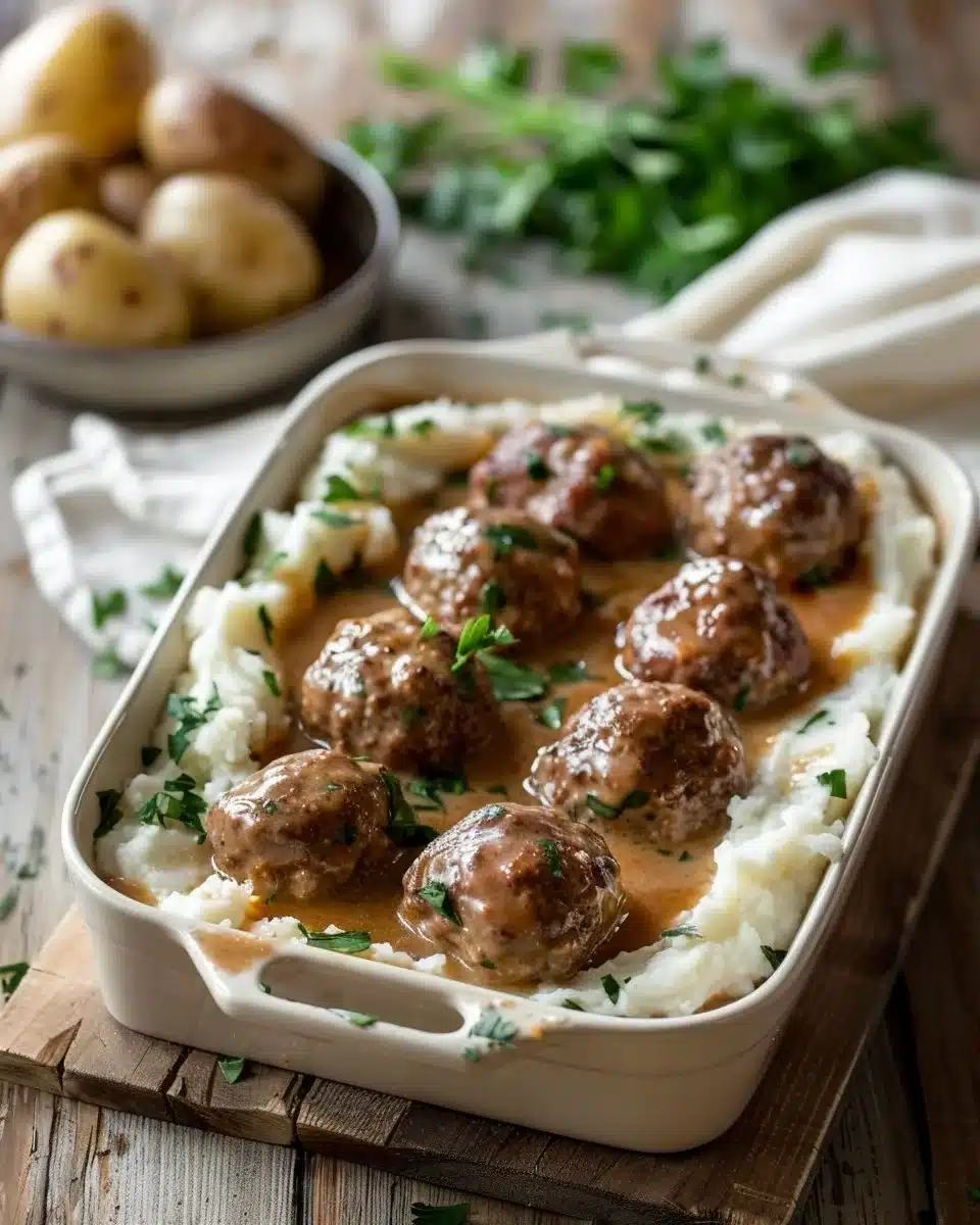 Meatballs and Gravy