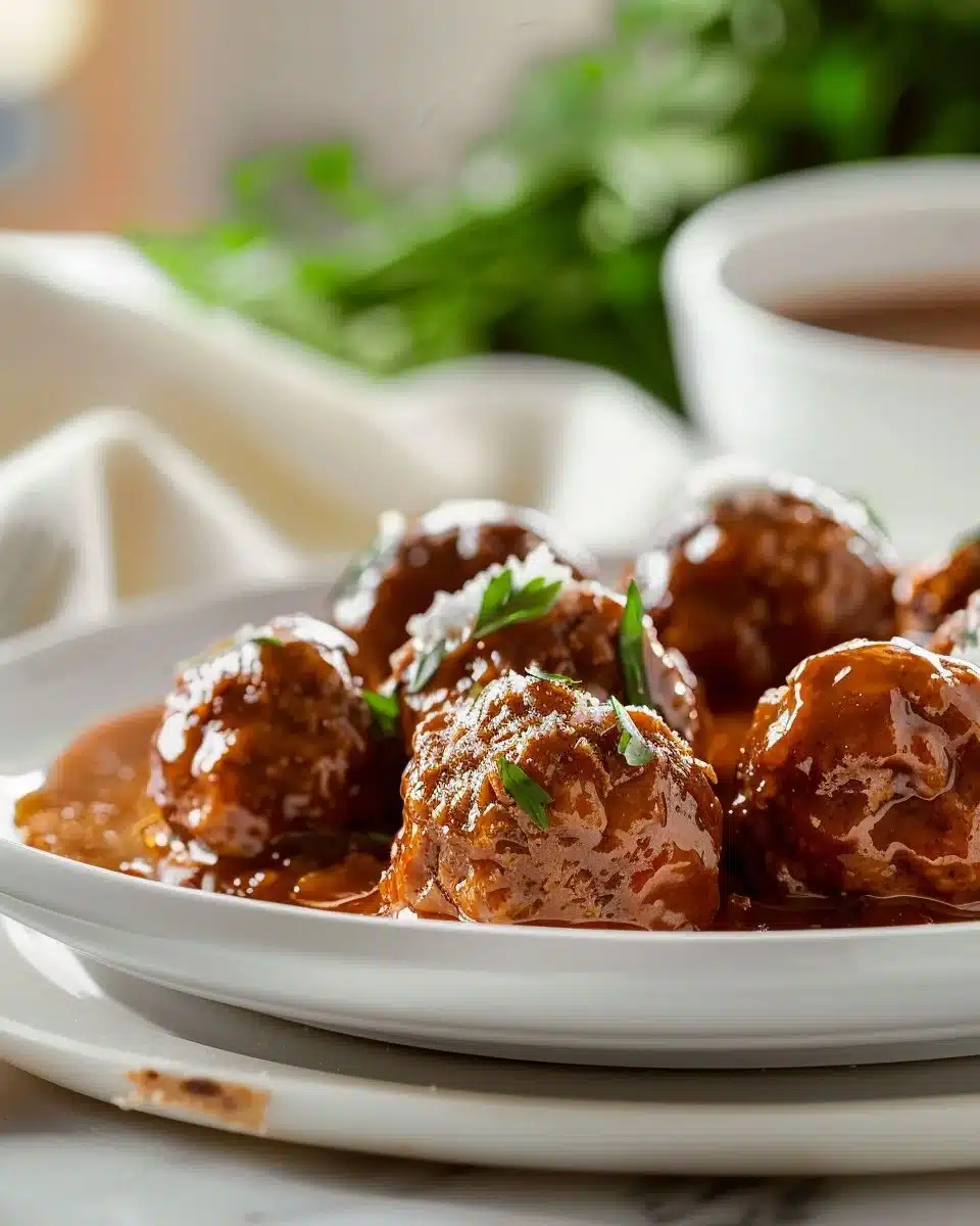 Meatballs and Gravy