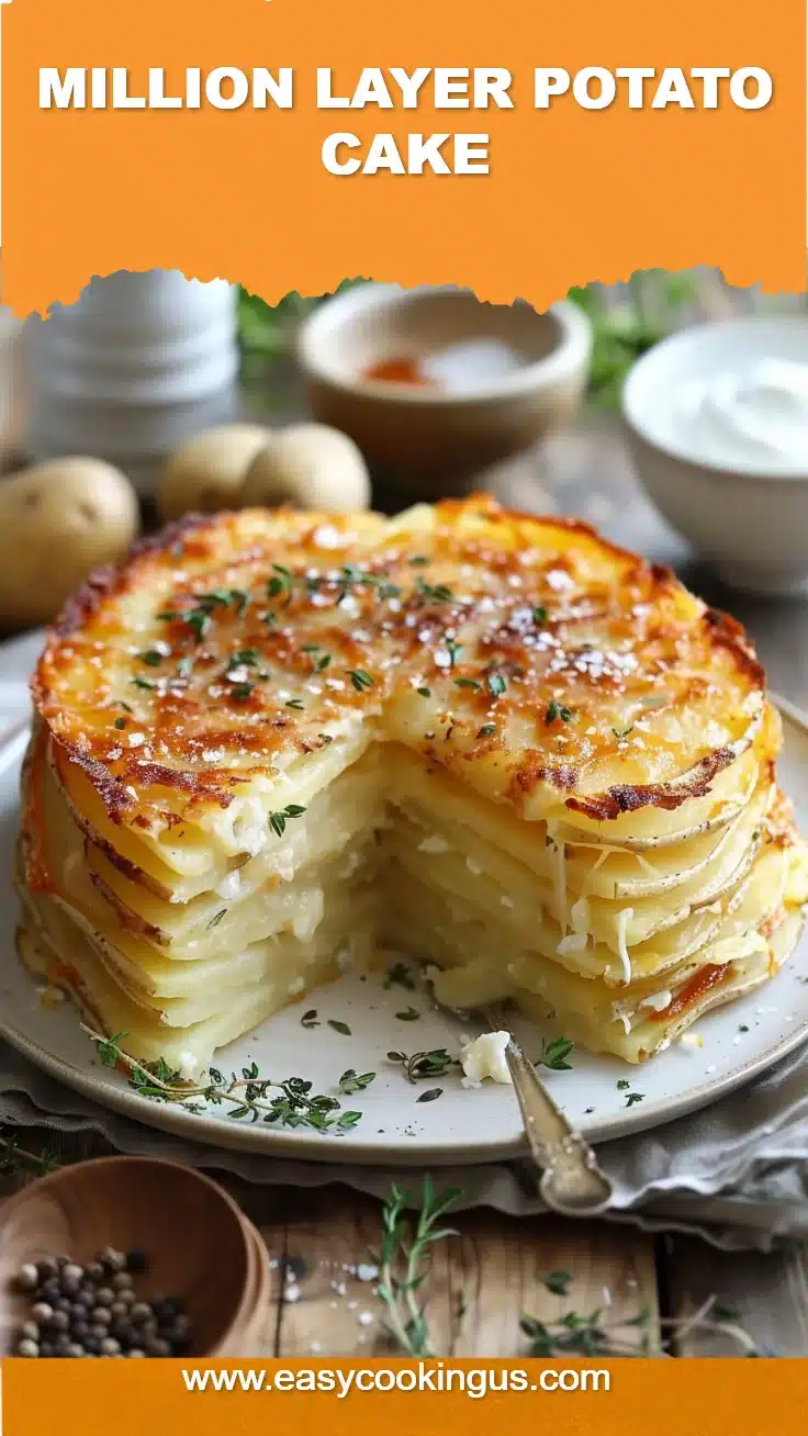 Million Layer Potato Cake