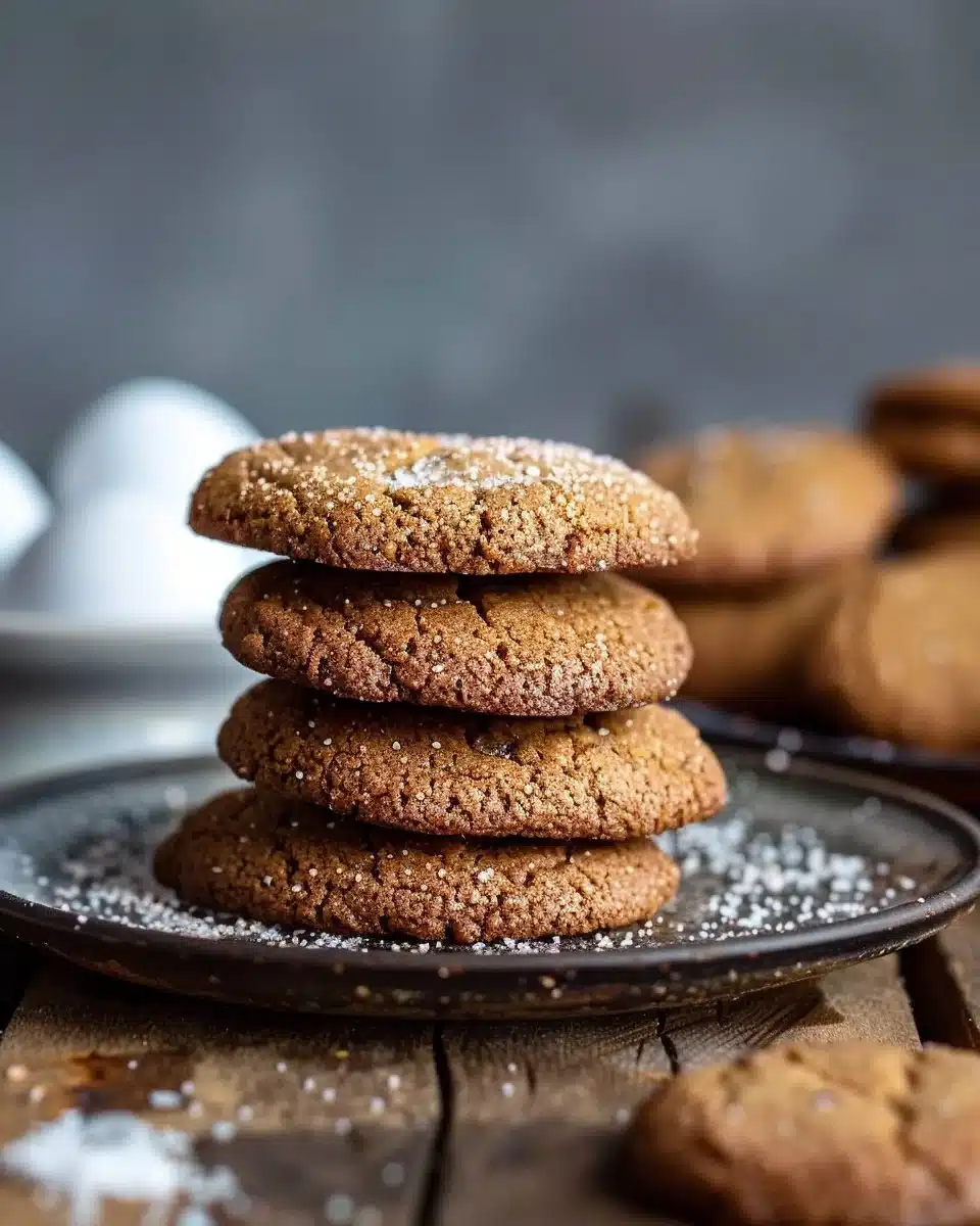 Molasses Ginger Cookies