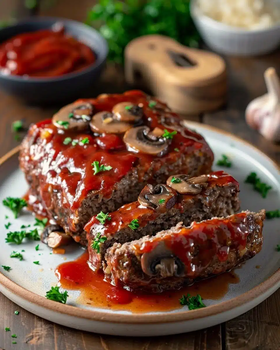 Mushroom Meatloaf