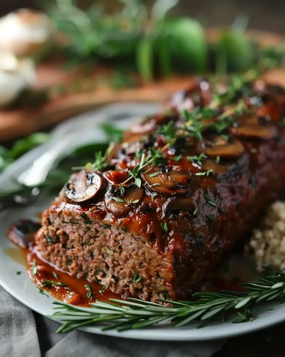 Mushroom Meatloaf