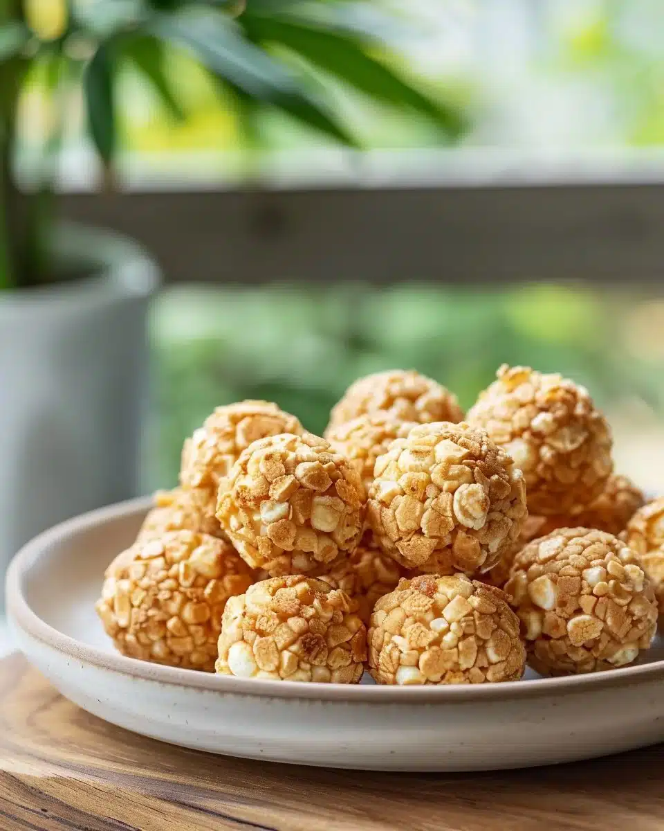 Old-Fashioned Crunchy Popcorn Balls