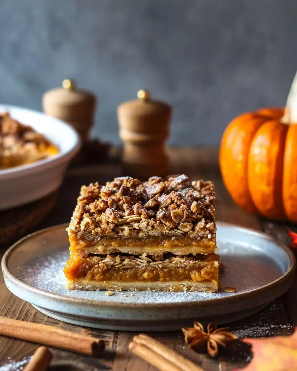 Pumpkin Pie Squares
