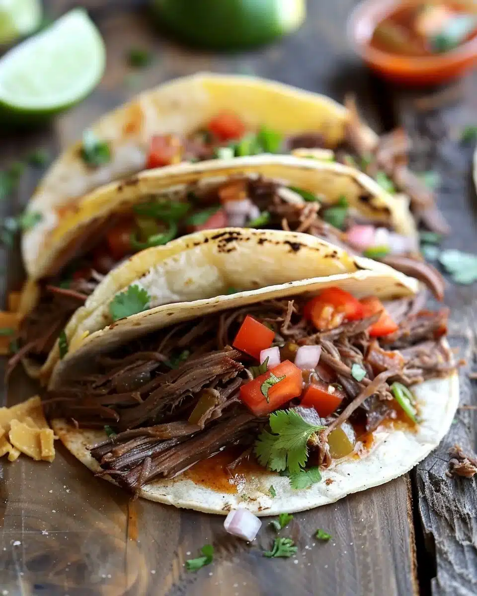 Slow Cooker Brisket Tacos
