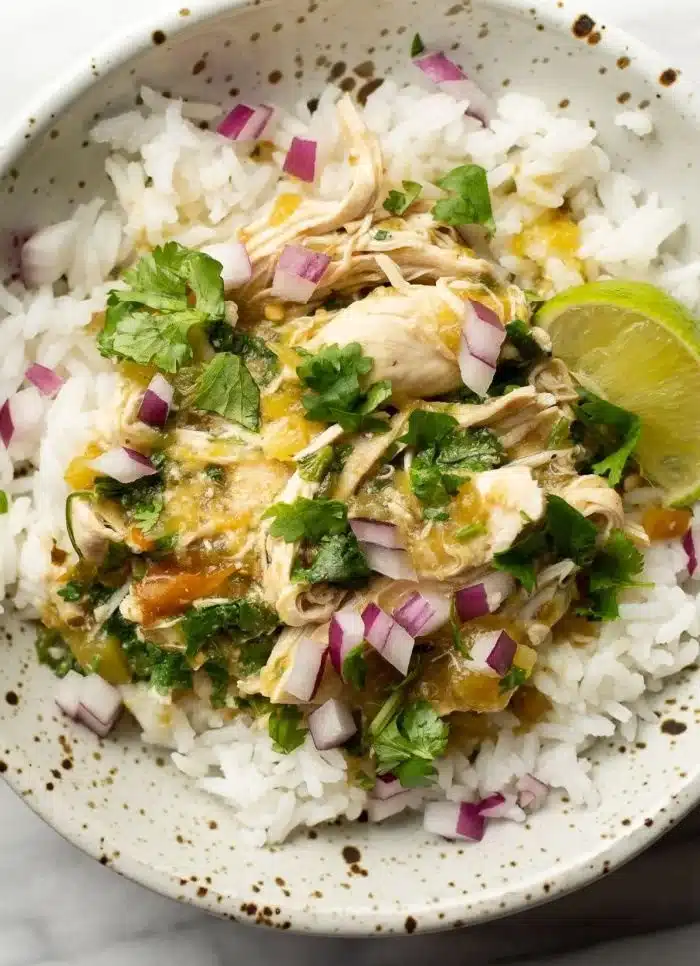 Slow Cooker Salsa Verde Chicken