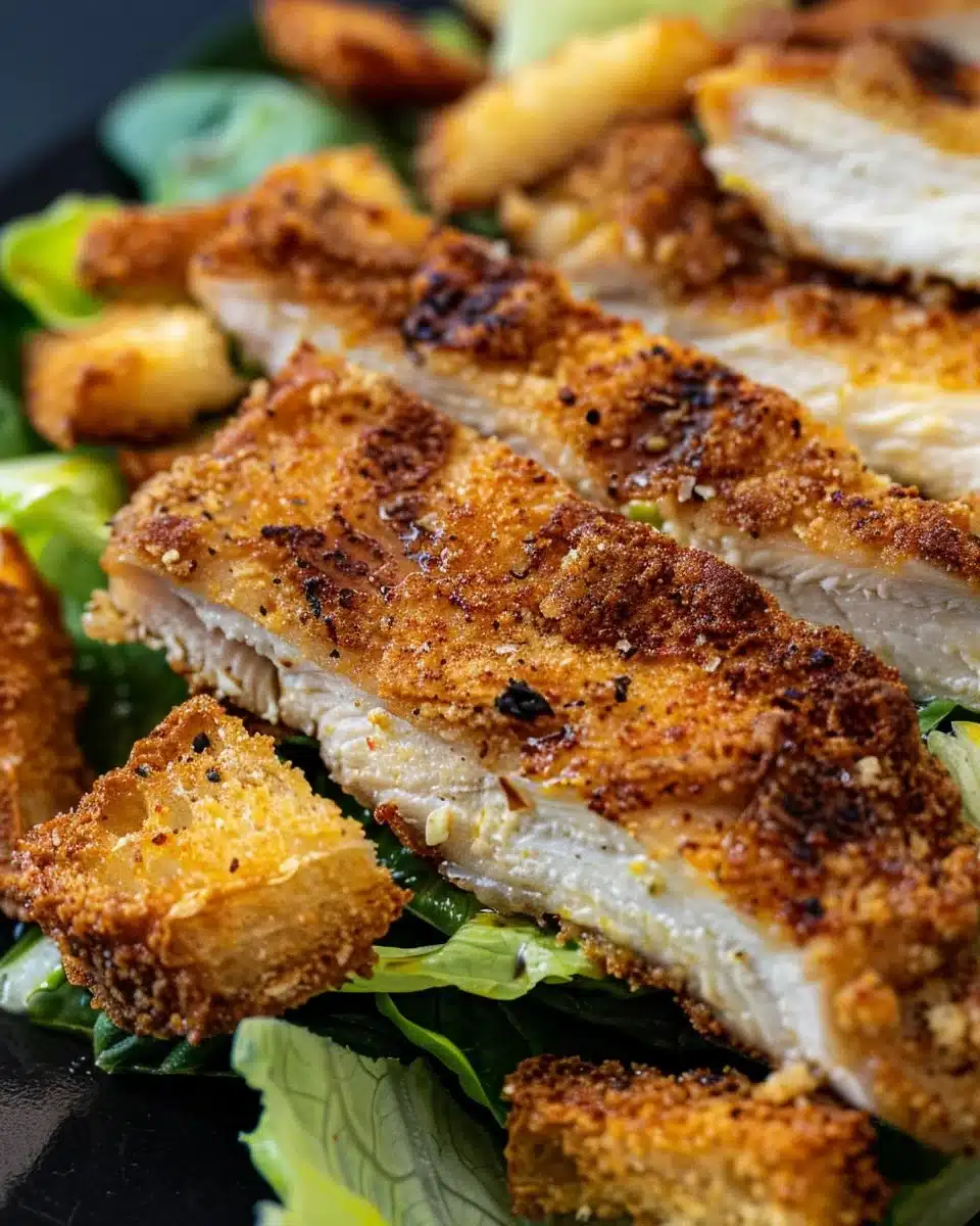 Crispy chicken cutlets cooked in an air fryer, golden and delicious.