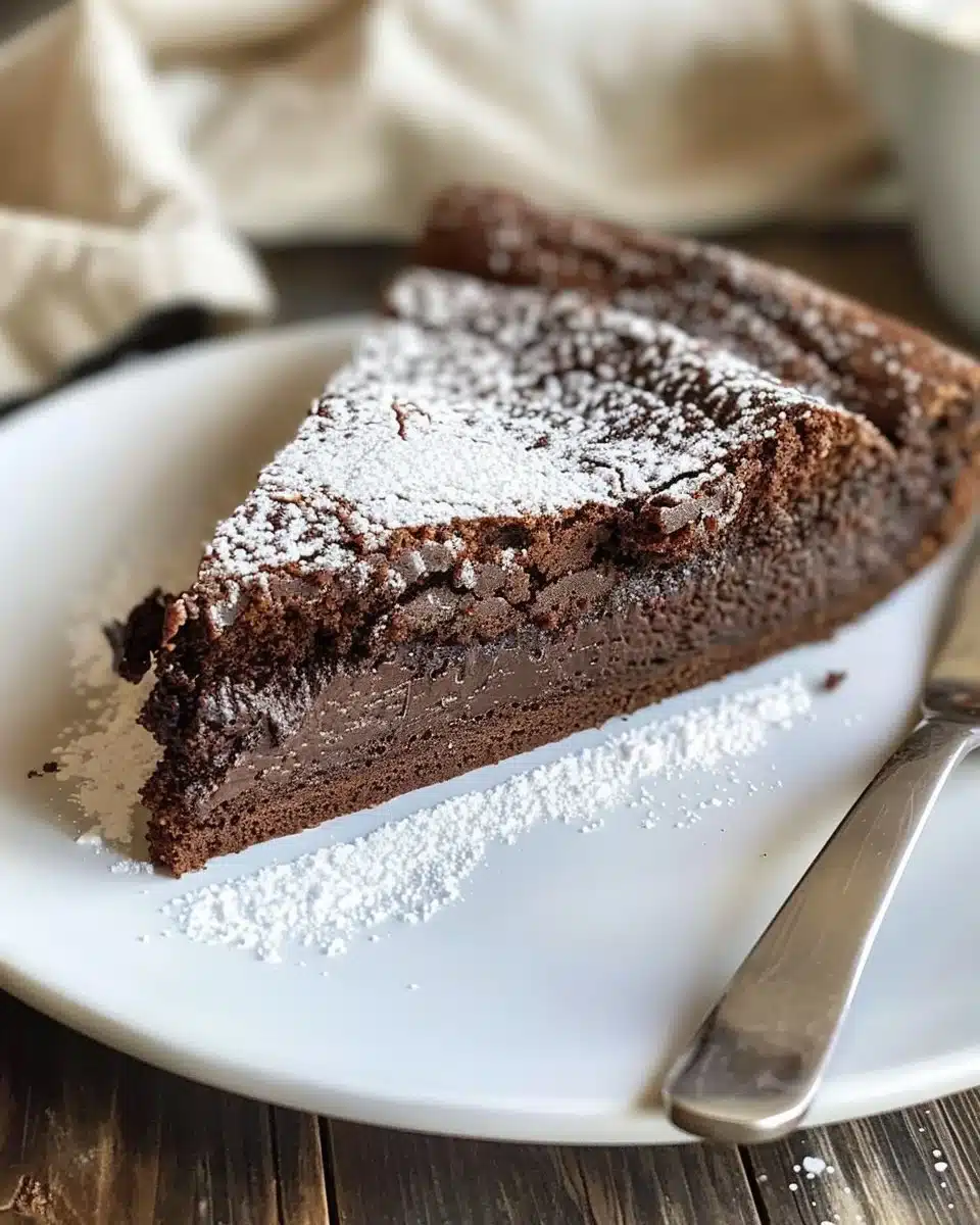 Delicious Blackout Cake with layers of chocolate and creamy frosting