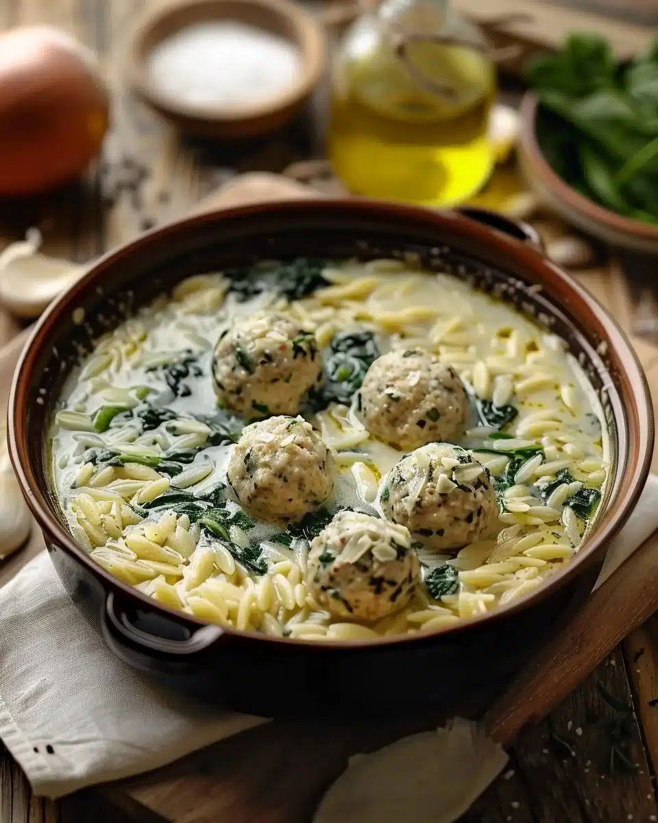 Creamy One-Pot Italian Wedding Soup Pasta