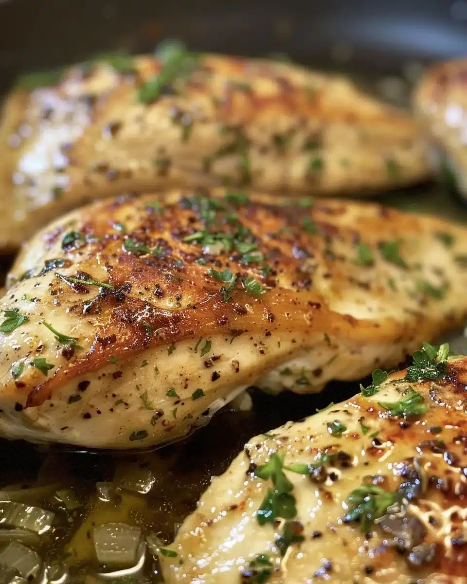 Delicious easy ranch chicken served with fresh vegetables on a plate