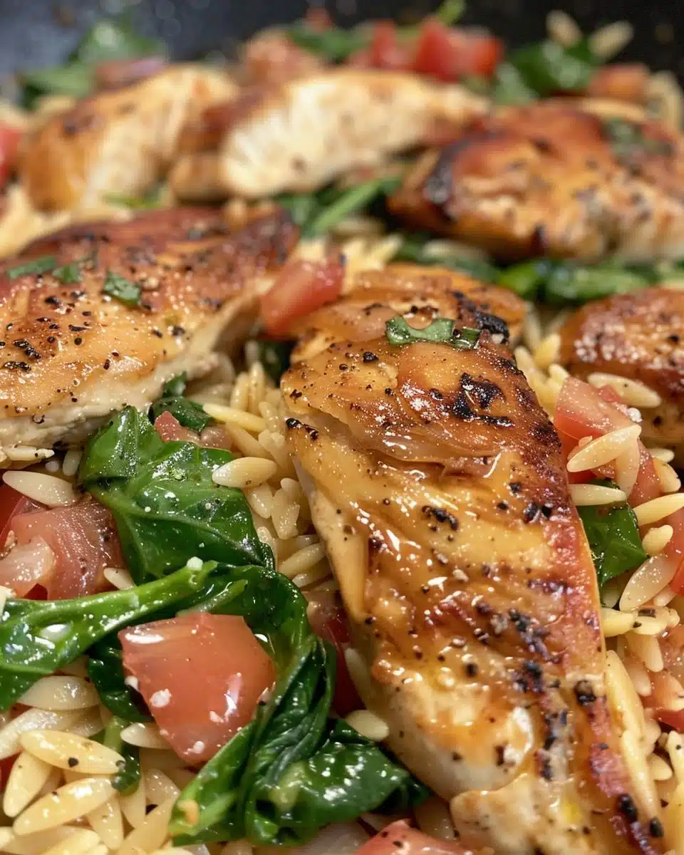 Slow cooker Boursin chicken and pasta topped with fresh herbs