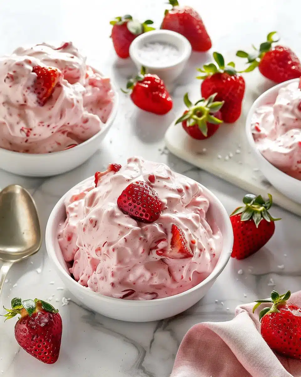 Easy Strawberry Fluff
