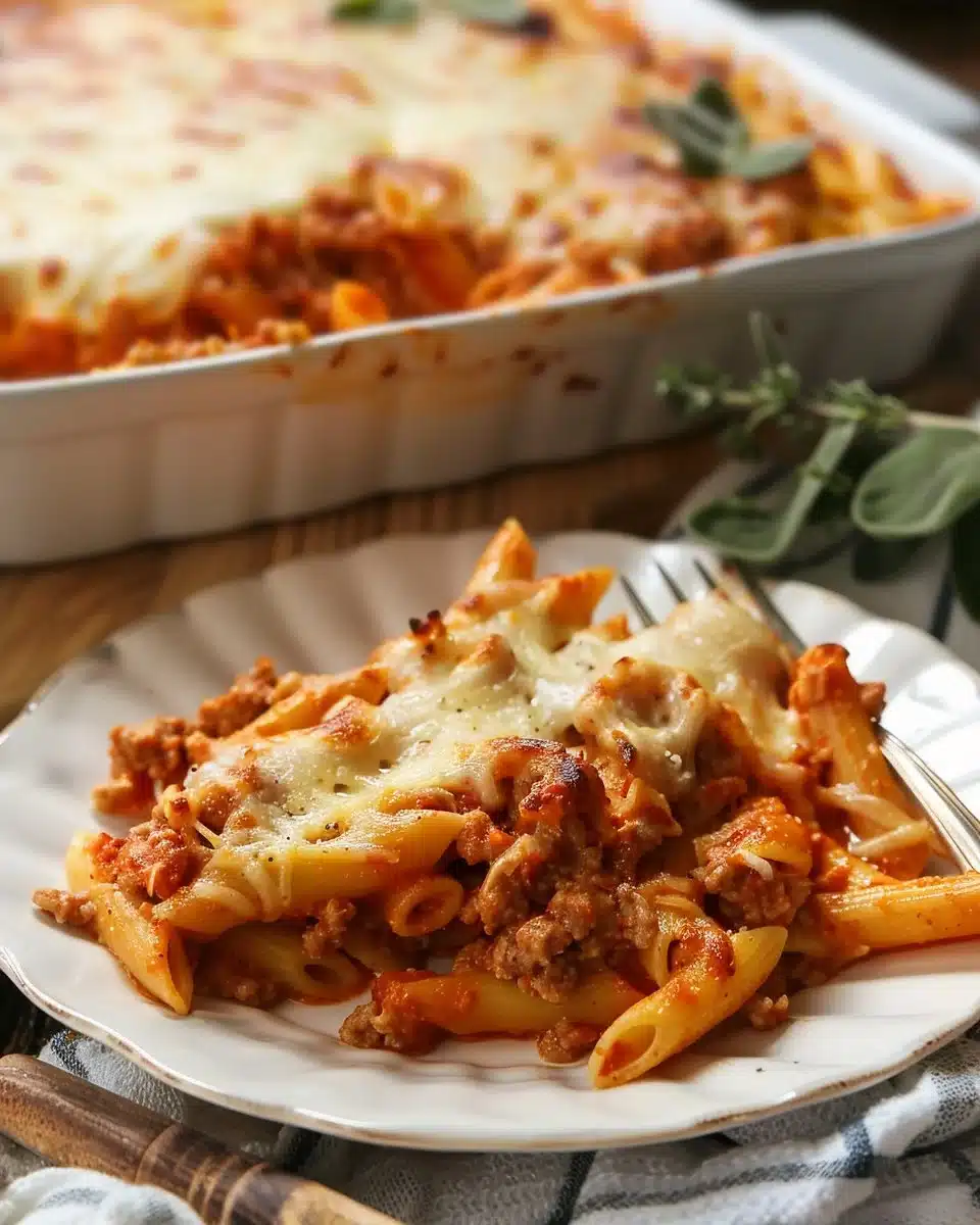 Five Cheese Baked Ziti