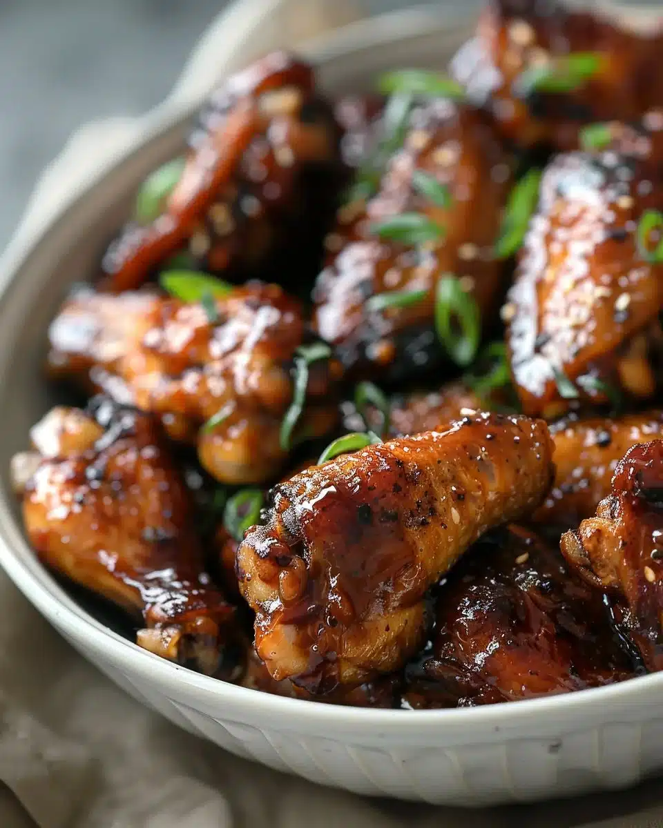 Oven-Baked Honey Soy Chicken Wings