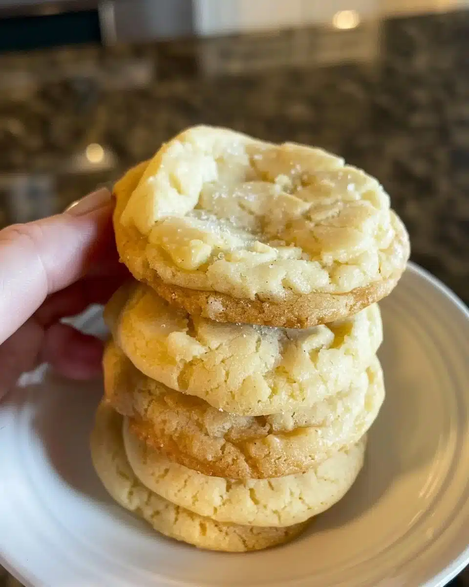 Delicious homemade sugar cookies on a plate with frosting and sprinkles