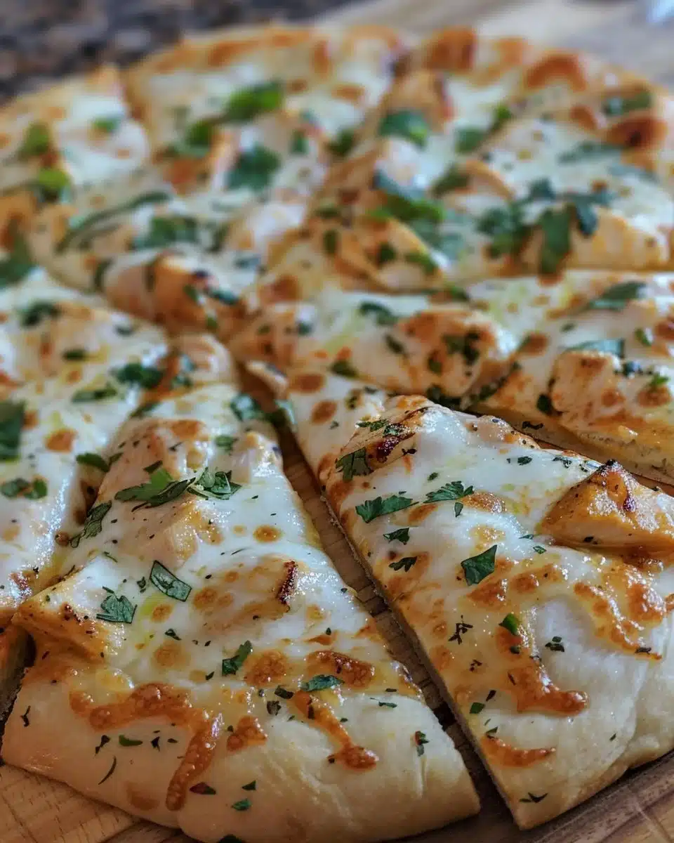 Delicious Tandoori Chicken Star Bread garnished with herbs and spices