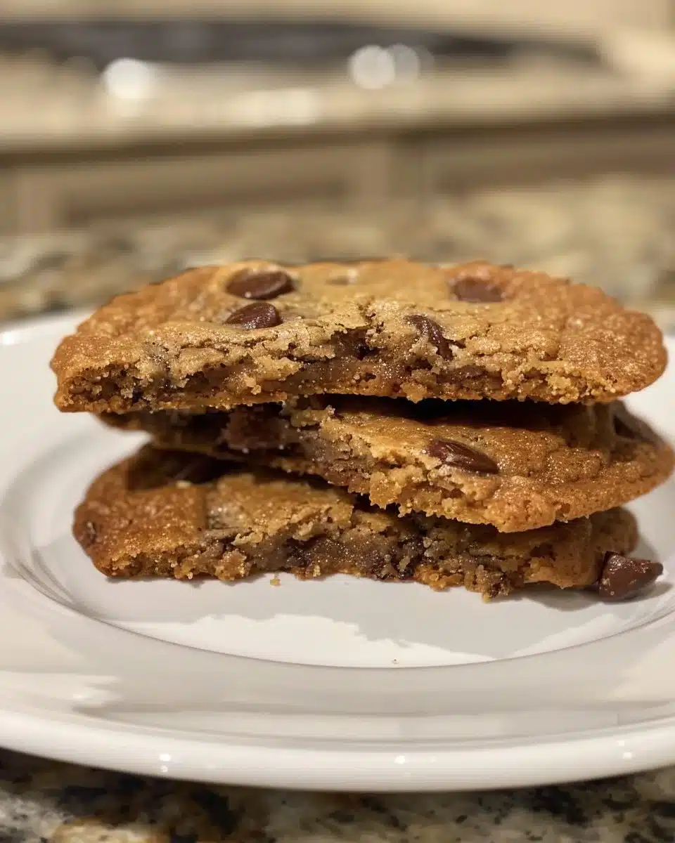 Buttery soft and chewy M&M cookies on a plate
