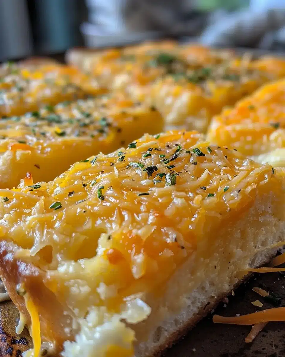 Homemade Cheddar Cheese Crackers on a wooden serving board