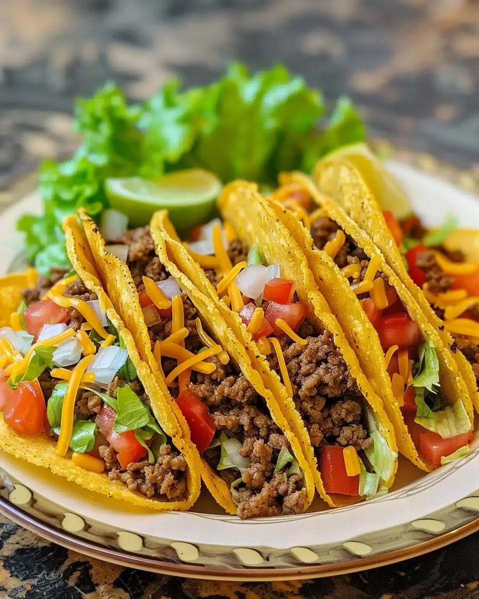 A colorful spread of tacos for Taco Tuesday celebration.