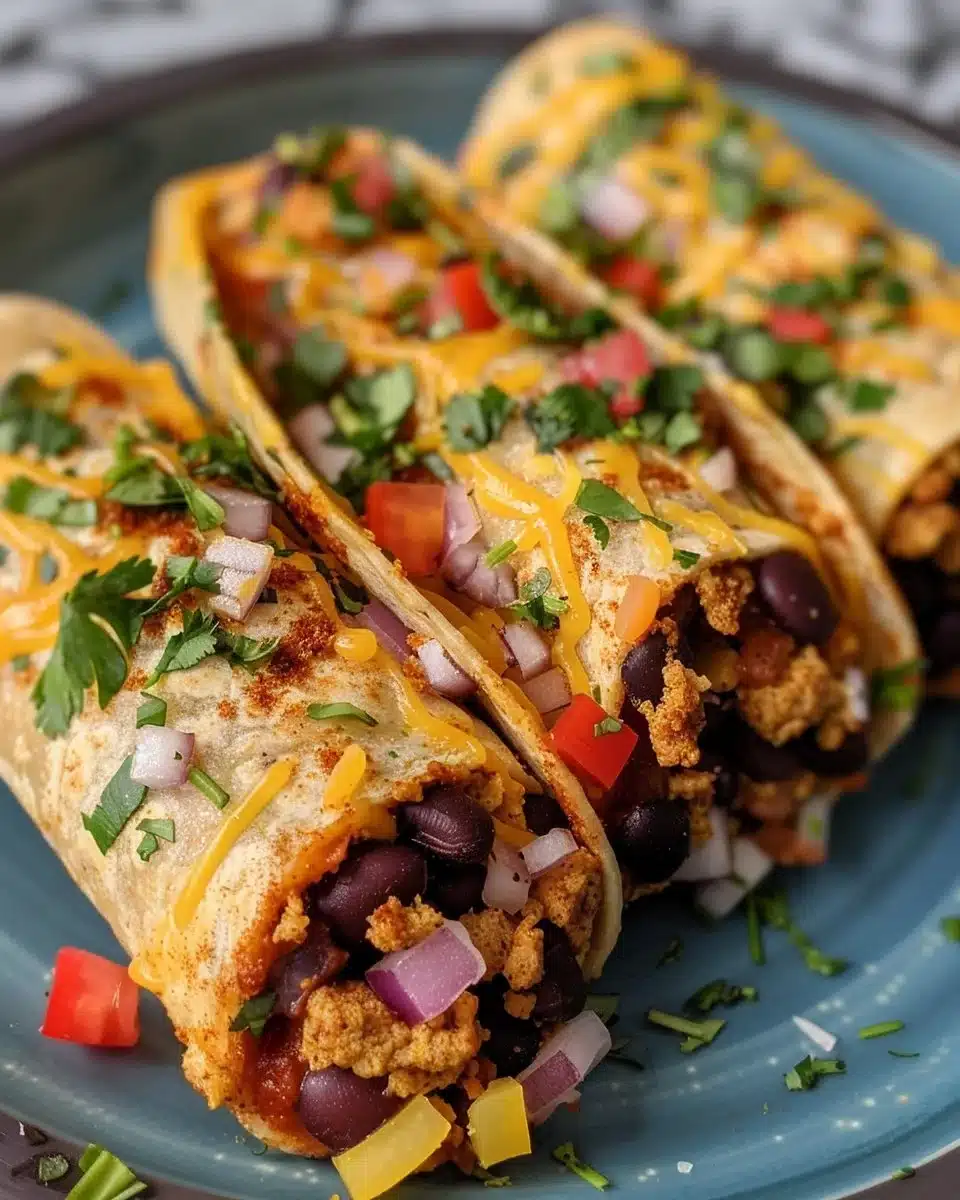 Homemade black bean burgers served with fresh toppings