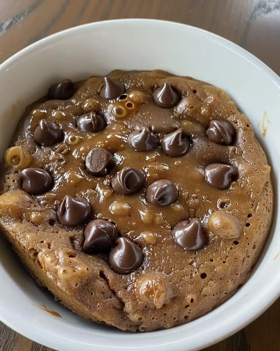 Delicious chocolate chip brownie ice cream sandwiches stacked on a plate.