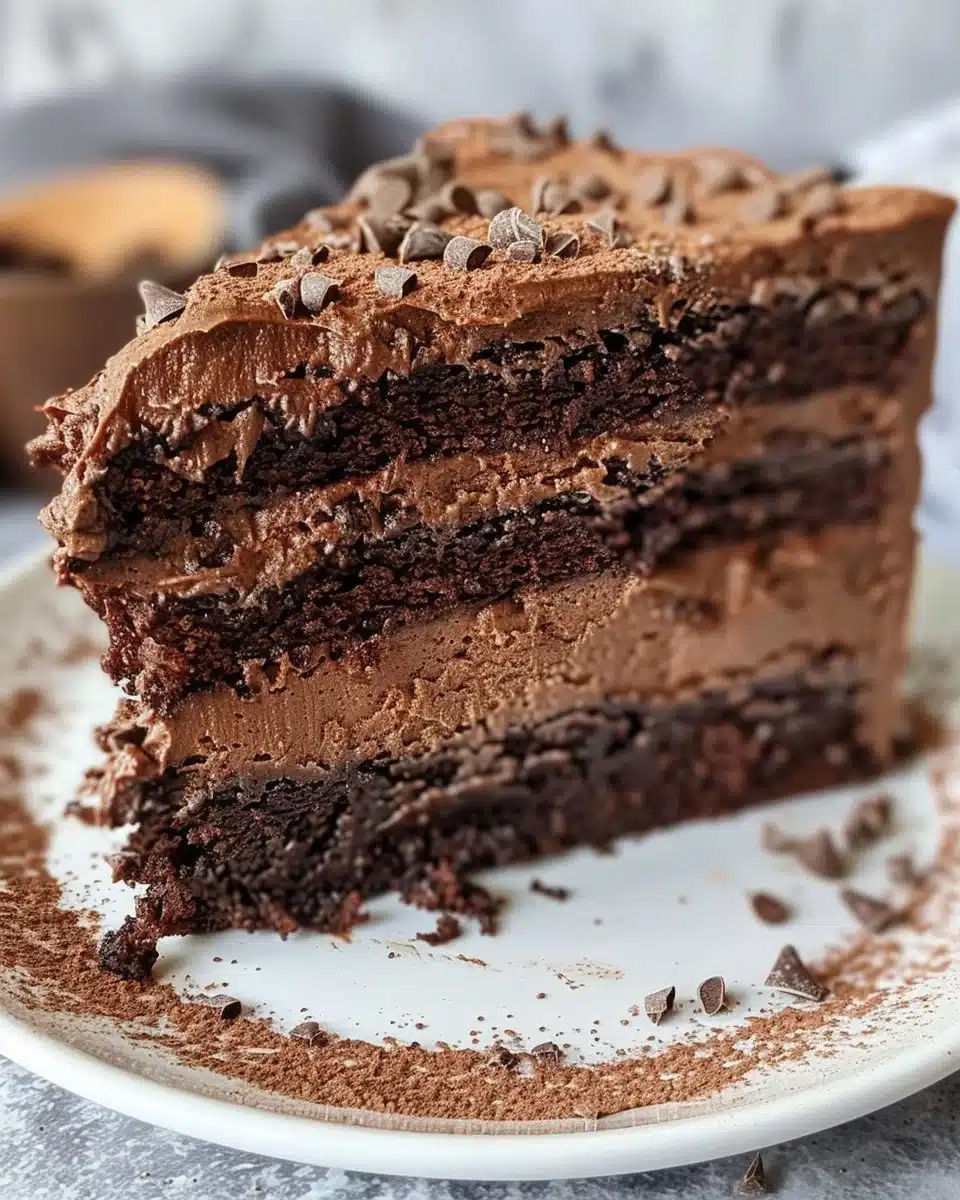 Delicious Chocolate Swiss Roll Cake with a creamy filling and chocolate glaze