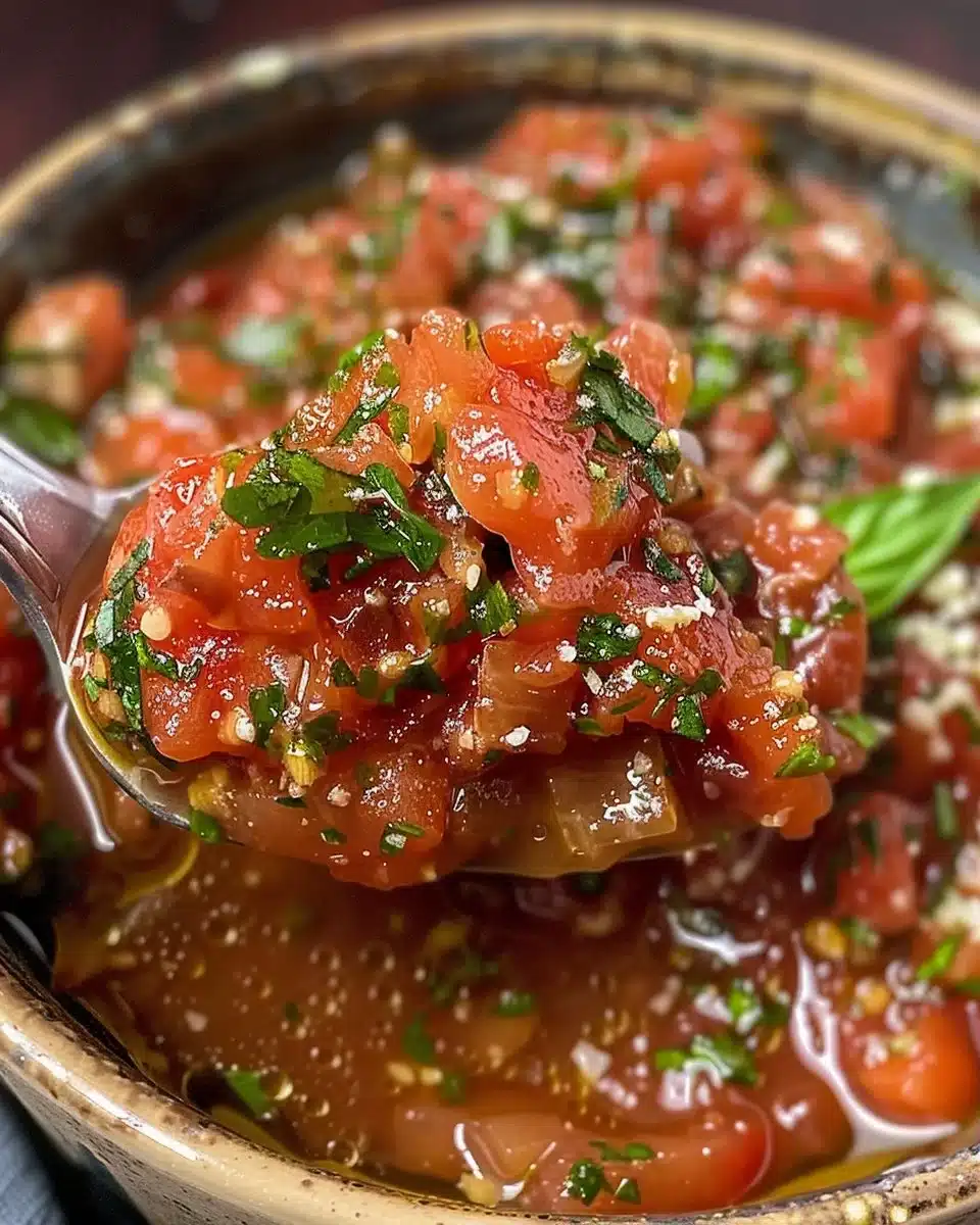 Lazy Girl Marinara sauce, a quick and easy recipe for delicious pasta meals.