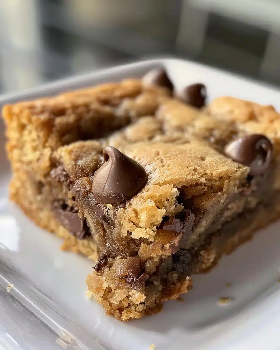 Freshly baked super soft chocolate chip cookies on a plate
